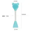 Pincel de Máscara Dupla Face para Remoção de Maquiagem e Limpeza de Cravos, Pincel para Máscara, Espátula para Misturar Máscara, Ferramenta de Beleza Portátil para Aplicação de Máscaras