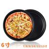 Prato de Pizza Fundo de Panqueca Forma de Assar Redonda Doméstica Comercial Forno de Assar Conjunto de Formas para Pizza/Bolo de 6/7/8/9 Polegadas