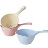 Cucharón de Agua para Cocina Doméstica Cucharón de Agua de Plástico Engrosado Mango Largo Profundizado Espesor Grueso Cucharón de Agua Enjuague de Agua Cuchara de Agua para Champú de Niños