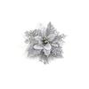 Adornos navideños, corona de ratán con flores doradas y rosas, flores decorativas, decoración navideña, suministros para árboles de Navidad DIY