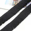 Renda de Franja de Poliéster Xcolorida de 2,5 cm para Brincos, Roupas, Decoração de Almofadas, Acessórios de Renda com Borla