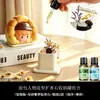 Difusor de Aroma sin Llama con Forma de Pan Piedra para Aceite Esencial para Dormitorio Uso en Casa, Fragancia de Larga Duración, Adorno de Flor Seca de Piedra de Cristal de Alta Calidad