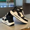 Manos Rápidas Mismo Estilo Invierno Casual Botín de Caña Alta Estilo Coreano con Cordones Aumento de Altura Moda Deportiva Zapatos Torre Combinan con Todo Forrados de Polar Zapatos de Hombre Modernos