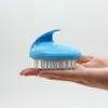 Cepillo para champú de color peine de dientes densos masajeador de cuero cabelludo suave y cómodo limpieza peine de masaje multifuncional uso dual húmedo y seco en stock