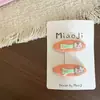 Nuevo Clip de Pelo Geométrico de Oso Frutal Colorido para Niños, Clip Lateral, Clip para Flequillo
