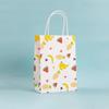 Sacola de Papel Kraft Desenho de Frutas, Sacola de Mão, Roupa, Doce, Embalagem para Presente, Sacola de Papel para Assar Infantil Fofa