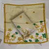Pañuelo cuadrado estampado de leopardo bufanda coreana femenina de seda versátil pañuelo para el pelo bufanda retro flor de anacardo pañuelo cuadrado pequeño venta al por mayor