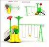 Columpio Exterior para Niños, Silla Colgante para Parque Comunitario, Tobogán para Jardín de Infancia, Columpio Combinado de Escalada, Cuerda de Escalada para Jardín