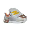 Estação Europeia 2025 Nova Marca H Sapatos Masculinos Sola Grossa Amortecedores Tênis de Corrida Tênis Brancos Casuais Sapatos Esportivos Transfronteiriço