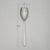 Fabricante Transfronterizo Acero Inoxidable Vajilla de Una Pieza Cuchara Grande para Ensalada Pública Colador de Ensalada Serie de Purificación de Titanio