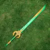 Guan Yu Hoja de Dragón Verde Media Luna Lu Bu Alabarda Fang Tian Juguetes Periféricos de los Tres Reinos Espadas Armas de Plástico PP Arma de Zhang Liao