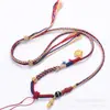 Cuerda para collar halter de hilo de algodón frotado a mano del Tíbet, cuerda para colgante de Buda Thangka de cera de abeja, cuerda para el cuello tejida a mano de estilo étnico