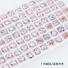 Taladro de uñas Dongzhou 8*6 broca octagonal larga de fondo puntiagudo explosiones de la red social taladro para decoración de uñas taladro de vidrio brillante venta al por mayor
