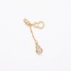 Golden Gourd Pingente Colar Clave Clavícula Feminina High-end Full Diamond Neck Chain Moda ins Niche Design Joias da moda