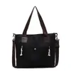 Nova bolsa de mão de nylon leve transfronteiriça para mulheres, estilo coreano e japonês, bolsa de ombro de grande capacidade, bolsa transversal de ombro moderna para o dia a dia