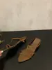 Impresionantes sandalias de estilo de hada con tiras finas y punta cerrada para mujer, nuevo modelo 2026, elegantes y adecuadas para combinar con vestidos, mules de punta fina con tacón de gatito