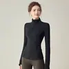 Chaqueta de Yoga de Alta Gama para Mujer, para Correr, Ciclismo, Top Deportivo de Manga Larga, Adelgazante, Entrenamiento de Pilates, Ropa de Fitness