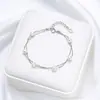 Pulseira de pérolas de água doce naturais feminina gypsophila design simples pulseira de alto requinte novas joias atacado