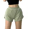 Chica Picante Deportiva Llegada Nueva de Verano Elastoelásticos de Cintura Media Pantalones Cortos Deportivos Pierna Ancha Cubre Piernas Adelgazantes Casuales Pantalones Cortos de Moda para Mujer