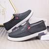 Nuevas zapatillas deportivas informales de estilo coreano, zapatillas para correr tejidas con vuelo, cómodas zapatillas informales antideslizantes para hombre, zapatos de hombre modernos y a juego.
