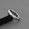 Anillo de Siete Virtudes para Hombre Tendencia Personalidad Nicho Diseño Casual Anillo para Dedo Índice de Hombre Anillo Único Joyería para Mano