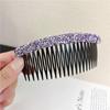 Celebridade da Internet testa cabelo quebrado finalizador artefato pente de cabelo cartão de cabelo traseiro feminino acessórios de cabelo 2024 novo franja cartão de cabelo pente