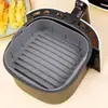 Nuevo Amazon en stock Olla de Silicona para Freidora de Aire Sartén para Hornear Cuadrada Esterilla para Hornear Freidora Utensilios de Cocina