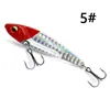 Producto Terminado Diente de Dragón de Espalda Fina Vib Metal Señuelo Láser Cebo con Superficie Brillante, Surco de Sangre, Cebo Biomimético, Doble Gancho para Lanzamiento Largo