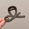 Nuevo Clip de Tiburón de Alta Gama 2025 para Mujer, Pinza Negra Sencilla para el Cabello, Accesorio para el Cabello para Recogido Parcial en la Parte Trasera de la Cabeza