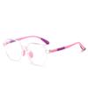 Nuevas gafas con filtro de luz azul para niños, hombres y mujeres, lente plana TR90, gafas para estudiantes, polígono, fabricantes al por mayor 5294