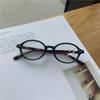 2024 Caperucita Roja Explosivas Gafas Nerd para Mujer Retro Ovaladas Maillard Marco Pequeño para miopía Antirradiación