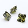 5A Branco Preto Colorido Zircônia Quadrada Zircônia Quadrada Wuzhou Pedra Nua Haoshi Cz Zircônia Cúbica