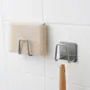 Soporte de Esponja de Acero Inoxidable, Estante de Drenaje sin Taladro para Fregadero de Cocina, Almacenamiento de Bolas de Lana de Acero y Tapas de Ollas, Organizador de Paños Montado en la Pared