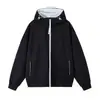Sudadera con cremallera y bloques de color estilo americano, prenda exterior pesada retro de moda para otoño para hombre, chaqueta deportiva, chaqueta casual