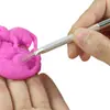 Ferramenta de Argila de Sete Agulhas Pincel de Alumínio Argila Polimérica Auxiliar para Argila Ferramenta para Fazer Figuras Escultura Agulha Fina Grama