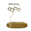Fabricantes de fuentes, portavelas giratorio magnético pequeño ovalado de acero inoxidable, regalo de Navidad, aromaterapia, linterna romántica