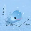 Decoração de micropaisagem golfinho luminoso decoração de resina desenho animado fofo golfinho luminoso material decorativo para aquário acessórios