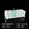 Estante para tubos de ensayo de acero inoxidable de laboratorio, plástico, estante para tubos de centrífuga de aleación de aluminio, estante para tubos de ensayo con agujeros redondos de 30/40 agujeros