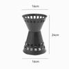 Huaying Venda por Atacado Vaso Preto Oco para Flores Arranjo Floral Vaso Decorativo Embalagem de Plástico para Buquês Guia de Caminho de Flores Pacote para Iniciantes em Casa Flor