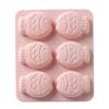Molde de yeso puede ser pastel de arroz al vapor pastel de limosna flores de insectos conejo comida para bebés gelatina pudín molde blanco para gelatina