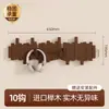 Perchero de madera maciza para puerta de entrada, estilo teclas de piano, ganchos para abrigos de pasillo, decoración de pared, ahorra espacio, no requiere taladrar, ropa y sombreros