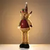 Muñecos de Navidad, Papá Noel telescópico de Navidad, muñeco de nieve, renos, artículos de decoración navideña, decoraciones de ambiente navideño