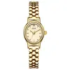 Relógio Feminino Gedi Compacto e Requintado com Pulseira Oval de Aço Nicho de Alto Padrão Versátil para Roupas de Trabalho Relógio Usado