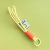 Chaveiro Criativo Estilo Ins com Combinação de Cores Cordão Anti-perda para Celular Tecido à Mão Pingente Decorativo para Bolsa Moda