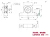 Assento Vertical de Duplo Rolamento Kecph6000 6001 6002 6003 6004 6005 6006 Mancal de Almofada