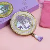 Fabricante Espejo de Mano Pequeño Fresco Espejo de Maquillaje Celebridad de Internet Panda Souvenir Cultural y Creativo de Xi'an Artesanías de Viaje Venta al por Mayor