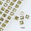 Rhinestones Quadrados 5mm para Nail Art Dongzhou Crystal, Decorações de Unha DIY Super Brilhantes, Rhinestones de Vidro Quadrados Vestíveis de Princesa Venda por Atacado
