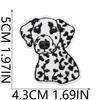Adesivo de Tecido Bordado Laticínio Patch de Cauda de Sereia Decoração de Roupas Etiqueta Bordada de Leopardo Tartaruga Marinha Adesivo de Bordado para Luminária de Mesa