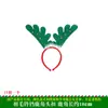 Diadema de Navidad diadema de asta diadema de asta diadema de asta con plumas diadema de asta con campana decoraciones