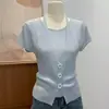 Suéter de Punto Delgado de Manga Larga con Cuello en V, Estilo Francés, de Primavera y Otoño, Moderno, Adelgazante y Elegante, Camiseta Base para Mujer